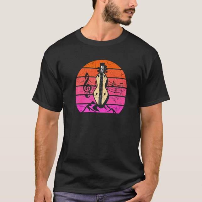 Dulcimer  Guitar Vintage Dulcimer T-Shirt (Front)