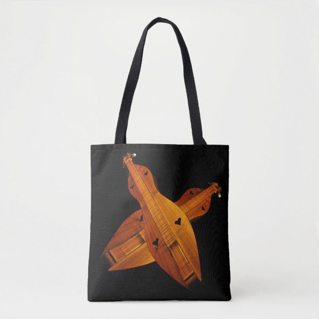Dulcimer Musical Instruments Tote Bag (Front)