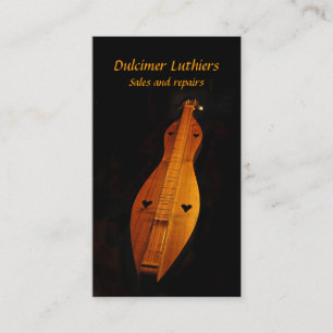 Dulcimer Sales and Repairs Business Card