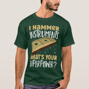 Dulcimerist Dulcimers Music Hammered Dulcimer vint T-Shirt