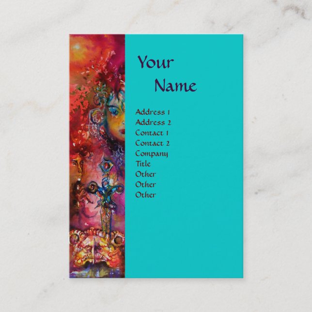 DULCINEA MONOGRAM BUSINESS CARD (Front)