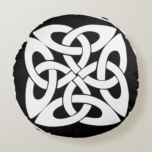 Duleek knot round cushion (Front)
