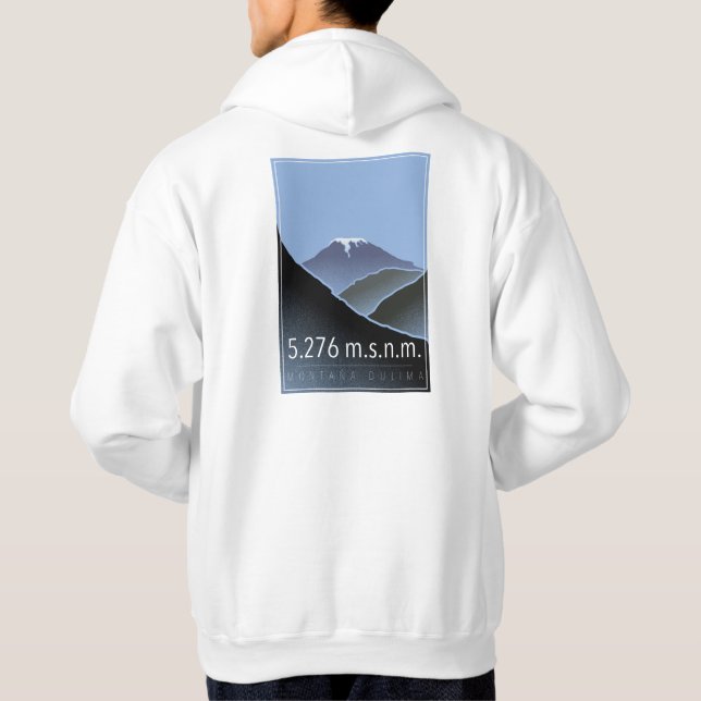 Dulima Mountain, Colombia Hoodie (Back)