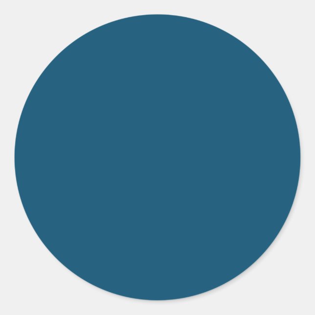 Dull Blue,Dusky Blue,Faded Jade, Classic Round Sticker (Front)