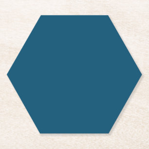 Dull Blue,Dusky Blue,Faded Jade, Paper Coaster