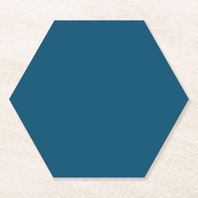 Dull Blue,Dusky Blue,Faded Jade, Paper Coaster (Front)