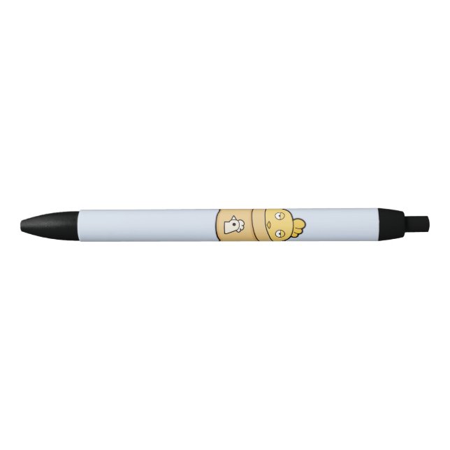 Dull Chick, Full Bag Black Ink Pen (Front)