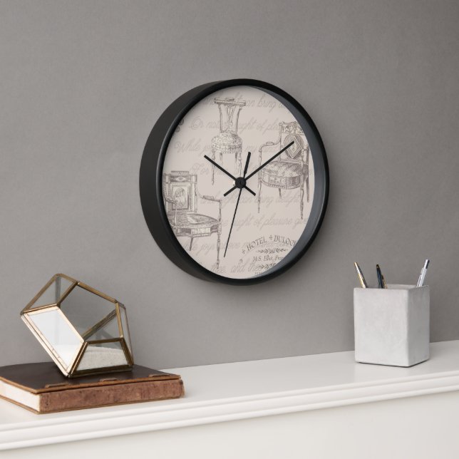 Dulocke Pattern Clock (Office)