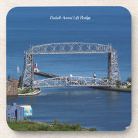 Duluth Aerial Lift Bridge 6 plastic coasters