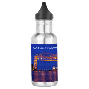 Duluth Aerial Lift Bridge & John G. Munson bottle