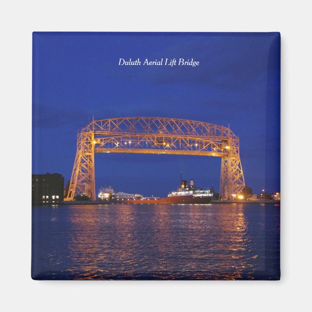 Duluth Aerial Lift Bridge & John G. Munson Magnet (Front)