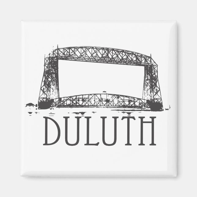 Duluth Aerial Lift Bridge Magnet (Front)