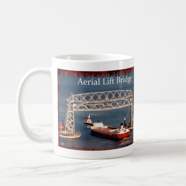 Duluth Aerial Lift Bridge & Roger Blough mug (Left)