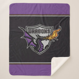 Duluth Dragons Ice Hockey Fleece & Sherpa Blanket
