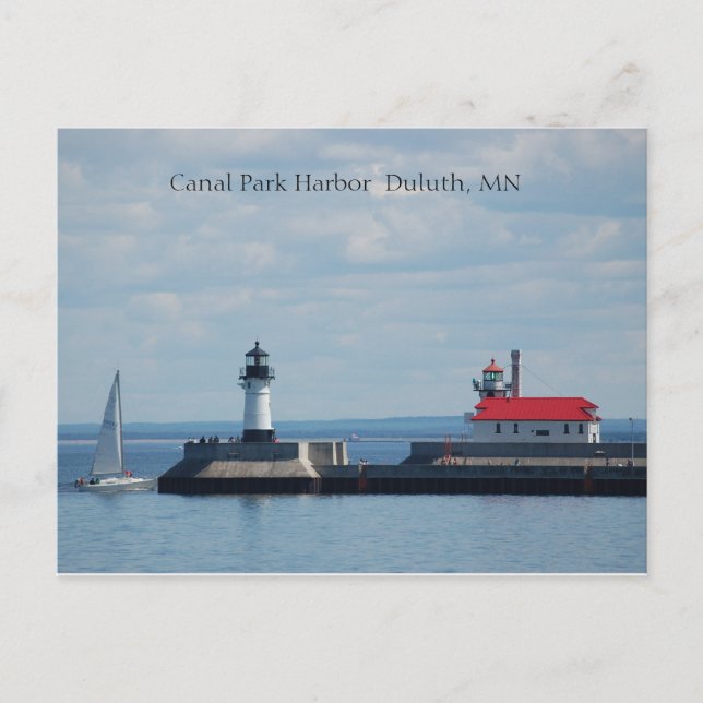 Duluth Harbour, Canal Park Harbour  Duluth, MN Postcard (Front)