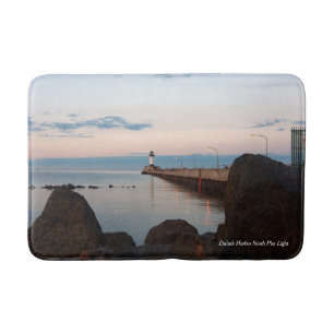 Duluth Harbour North Pier Light Bath mat