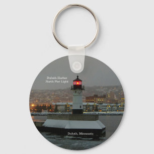 Duluth Harbour North Pier Light key chain