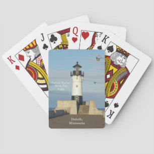 Duluth Harbour North Pier Light playing cards