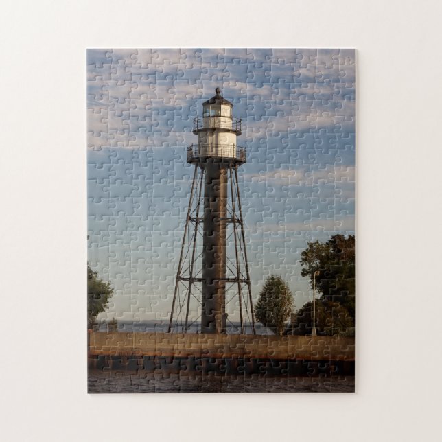 Duluth Harbour South Pier Inner Light Jigsaw Puzzle (Vertical)