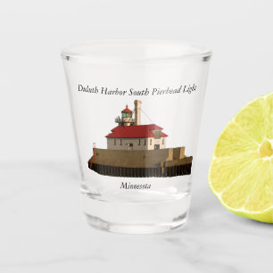 Duluth Harbour South Pierhead Light shot glass