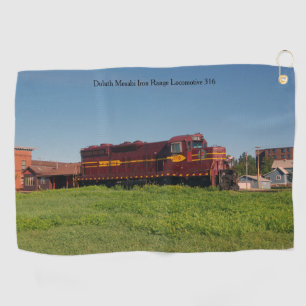Duluth Mesabi Iron Range Locomotive 316 Golf Towel