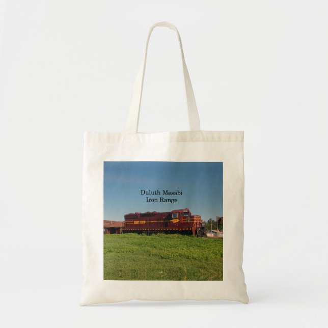 Duluth Mesabi Locomotive 316 tote bag (Front)
