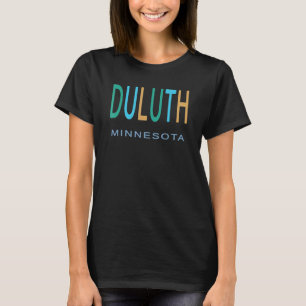 DULUTH MINNESOTA Blue Green and Yellow Orange MN T-Shirt