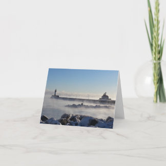 Duluth Minnesota Canal Park Lighthouse Note Card