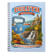 Duluth, Minnesota Souvenir Notebook, North Shore