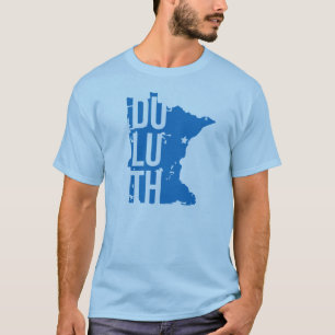Duluth, Minnesota t-shirt with map