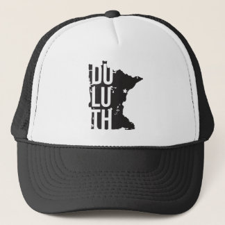 Duluth, Minnesota trucker hat with mesh and map