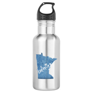 Duluth Minnesota Wood Grain 532 Ml Water Bottle