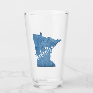 Duluth Minnesota Wood Grain Glass