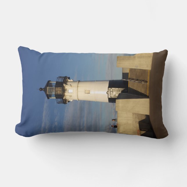 Duluth North Pier Light lumbar pillow (Front)
