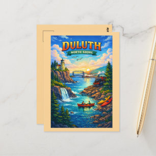 Duluth North Shore Minnesota Personalized Postcard