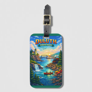 Duluth North Shore Minnesota Souvenir Luggage Tag