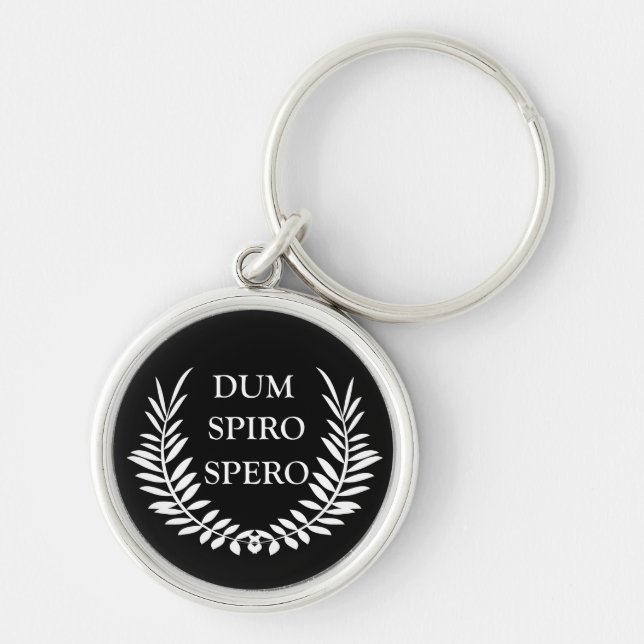 Dum spiro spero key ring (Front)
