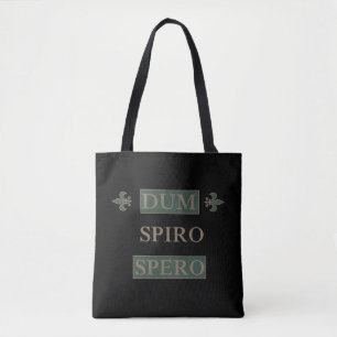 Dum spiro spero tote bag