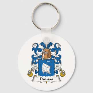 Dumas Family Crest Key Ring