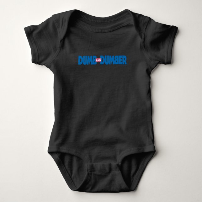 Dumb and Dumber Baby Bodysuit (Front)