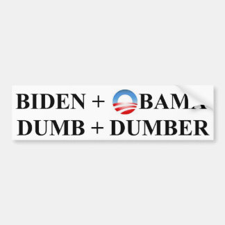Dumb and Dumber Bumper Sticker