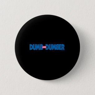 Dumb And Dumber Logo T Shirt 6 Cm Round Badge