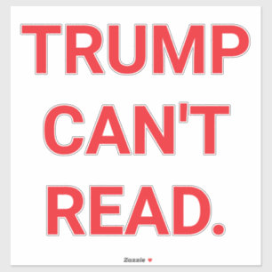 Dumb Donald TRUMP CAN'T READ Hankamer Artjunkhaus
