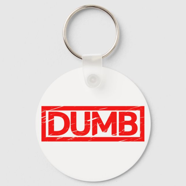 Dumb Stamp Key Ring (Front)
