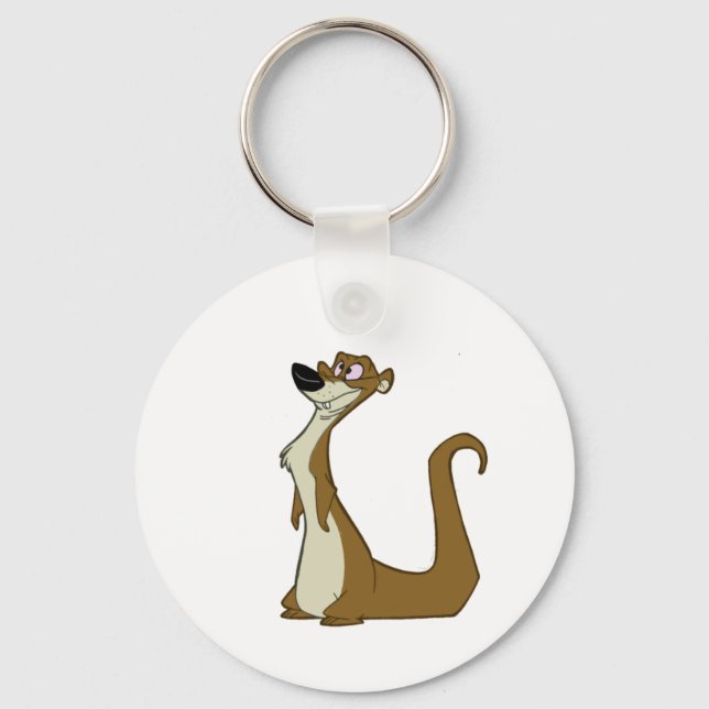 Dumb Weasel Key Ring (Front)