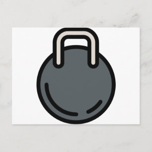 dumbbell-1 postcard