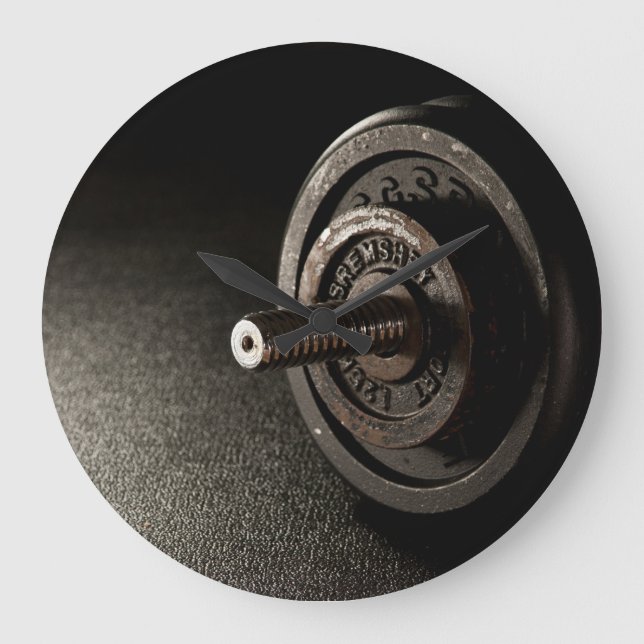 Dumbbell Large Clock (Front)