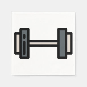 dumbbell napkin