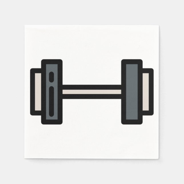 dumbbell napkin (Front)