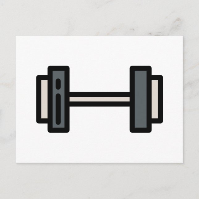 dumbbell postcard (Front)